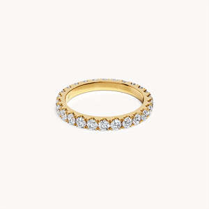 Bague en or jaune 18 carats pour homme, sertie de diamants taille princesse, plaquée rhodium, bijoux fins - Product Image 1