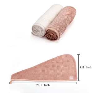 Serviette turban pour <span class=keywords><strong>cheveux</strong></span> à séchage rapide Superdry Serviette pour <span class=keywords><strong>cheveux</strong></span> en <span class=keywords><strong>microfibre</strong></span> brodée Serviette pratique pour le séchage des <span class=keywords><strong>cheveux</strong></span> - Product Image 4
