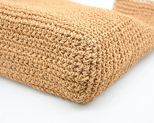 Bolsa de paja de alta calidad, suave, ligera y cómoda, reutilizable y ecológica, duradera, con diseño de tamaño personalizado y logotipo - Product Image 1