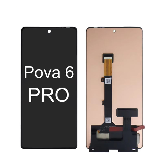 Original Mobile Phone LCD for Tecno Pova 6/Pova 6 Pro/Pova 6 Pro 5G-High Quality Digitizer Screen 1 Year Warranty 100% Working