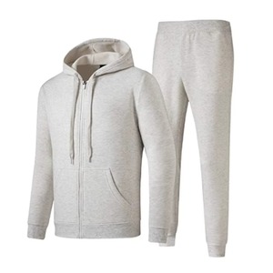 Ensemble unisexe à capuche et pantalon de survêtement rentable Pantalon de jogging cargo Combinaison de sport en coton Conception de logo personnalisé - Product Image 1
