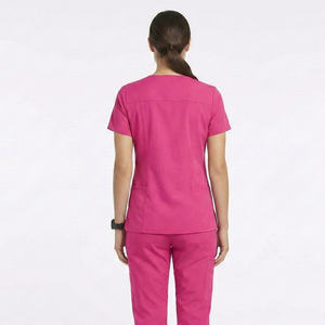Premium Quality Women Medical Scrub <b>Set</b> Nursing Uniforms Hospital <b>Doctor</b> Suits Elastic Waist Pants Breathable Soft Scrub <b>Sets</b> - Product Image 4