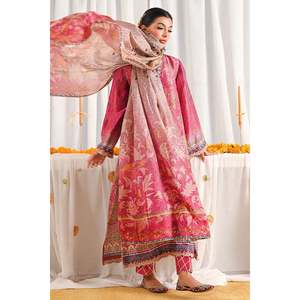 Conjunto de Camisa y Dupatta de Satén Haneen - Product Image 6