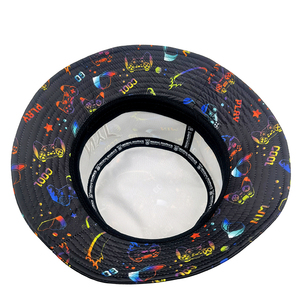 Unisex Cotton Bucket <b>Hat</b> Summer Trending Knitted Fishing Cap with Fur Custom Logo Colorful <b>Cartoon</b> Fisherman Design Hot Sale - Product Image 4