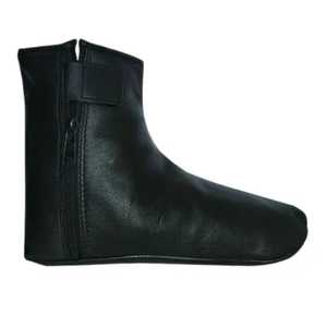 Factory Price Woven Anti-Bacterial Anti-Slip Eco-Friendly Leather High Ankle Zipper <b>Socks</b> Khuffs <b>Men</b> Women AA IMPEX - Product Image 3