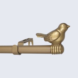 Artistic spiral shaped <b>curtain</b> rod <b>finials</b> made from durable metal adding stylish flair to your home window treatments - Product Image 4