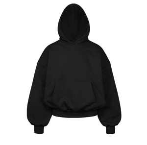 Sweat à capuche unisexe et flexible de haute qualité pour homme et femme en 100% coton de style baggy - Product Image 1