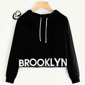 Top Corto de Mujer, Estilo Moderno, Material de Felpa, para las Cuatro Estaciones, Ever New International - Product Image 5