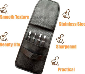 Juego de pinzas para depilar cejas de acero inoxidable de la mejor calidad ANAAIF, alta calidad para depilación de cejas - Product Image 3