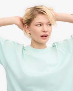 2025 camisetas de algodón de gran tamaño personalizables para mujer servicio OEM personalizado sólido camisa de gran tamaño al por mayor - Product Image 2