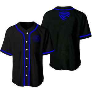Venta al por mayor personalizado impreso poliéster béisbol Jersey camisetas jóvenes deportes uniforme de talla grande conjunto bordado ropa de softball - Product Image 4