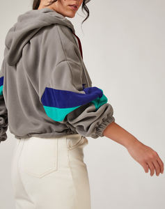 Moda Casual logotipo personalizado con capucha hombres mujeres sudaderas estampado de gran tamaño 100% poliéster sublimación sudaderas con capucha en blanco ajuste suelto - Product Image 2