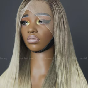 Extensiones humanas vietnamitas de onda recta sedosa de hueso virgen Remy de 8 pulgadas superventas, máquina de doble trama - Product Image 1