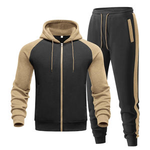 ชุดวอร์มผู้ชายแบบซิปเต็มตัว สีพื้น มีสินค้าพร้อมส่ง คุณภาพพรีเมียม สไตล์สตรีทแวร์ ผ้าเนื้อนุ่ม ผลิตจากผ้าแทรคสูท - Product Image 1