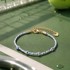 เจลิยา มูฟ มาย เวย์สร้อยข้อมือแฟชั่นถักสีน้ำเงิน-ม่วง - Product Image 4