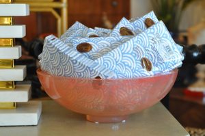 Tazón de Resina Aqua Translúcida Impermeable Hecho a Mano, Estilo Europeo, Elegante Centro de Mesa Decorativo, Moderno y Elegante para Mesa de Comedor - Product Image 5