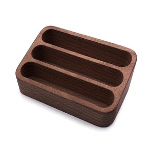 Portatarjetas de madera de acacia Fabricantes Suministro de portatarjetas de madera maciza proveedor mayorista - Product Image 2