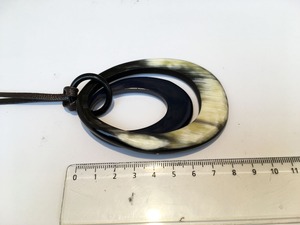 Diseño caliente Venta caliente mejor diseño al por mayor hecho a mano cuerno de búfalo mujer cuerno de búfalo colgante tipo collar - Product Image 6