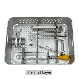 Juego de instrumentos para cirugía tibial veterinaria ortopédica: Jaula de recuperación rápida con tornillos para rotura de ligamentos cruzados de Surgiright - Product Image 3