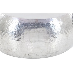 Table basse moderne en métal écologique avec placage nickel martelé pour la décoration de la maison, salon et tables d'appoint de hall - Product Image 3