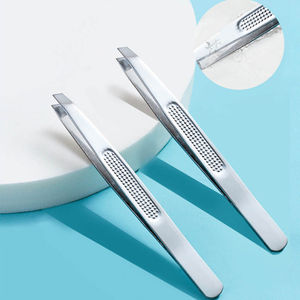 Pinzas para Cejas de Acero Inoxidable de Alta Precisión KAAMIR INSTRUMENTS - Ligeras y Ecológicas, Precio al por Mayor para Profesionales - Product Image 1