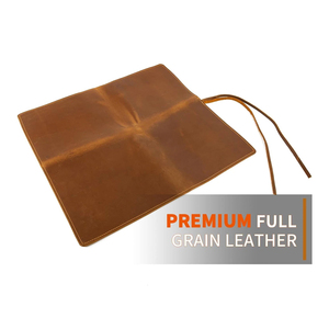 Sac de rangement pour couteaux en cuir durable avec options personnalisables, étui porte-outils de haute qualité et design simple - Product Image 4