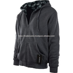 Vente en gros de sweat-shirt à capuche ras du cou avec broderie personnalisée pour hommes, en polaire douce, à la mode néon, dernier style d'automne - Product Image 4