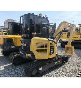 Mini-excavatrices Komatsu PC55 d'occasion, 5 et 6 tonnes, excavatrices sur chenilles, vannes hydrauliques, moteur, à vendre - Product Image 2