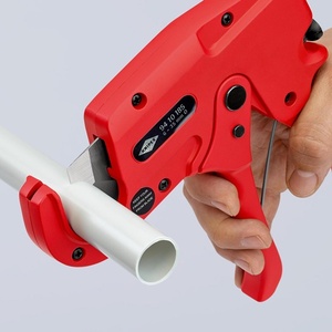 เครื่องตัดท่ออลูมิเนียมแบบหมุนด้วยมือเกรดอุตสาหกรรม KNIPEX สำหรับท่อขนาด 6-35 มม. ความยาว 185 มม. - Product Image 3