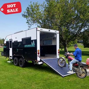 Caravane de voyage moderne avec sol en vinyle, camping-car tout-terrain 4x4, camping familial avec douche, à vendre - Product Image 1