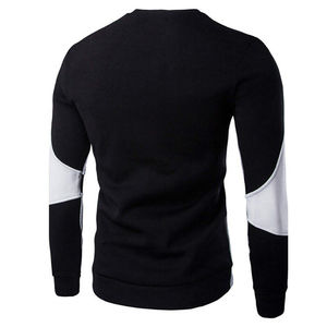 เสื้อสเวตเตอร์ไม่มีลายของผู้ชายเสื้อสเวตเตอร์แบบมีฮู้ดสำหรับใส่บนถนน2025 - Product Image 4