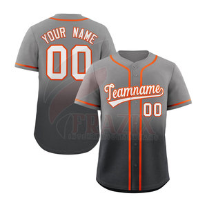 Hot Selling Lightweight Baseball Jersey Customized Logo Printing Breathable Sports Wear Made of Polyester <b>Material</b> - Product Image 3
