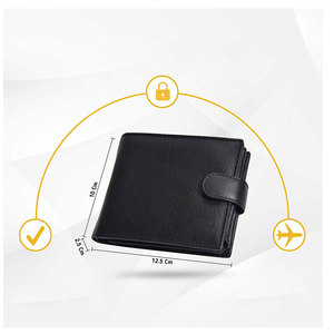 Twill Sports Men's Genuine Leather <b>Wallet</b>-Handmade Premium Quality Durable Fashion Design Customizable Color & Logo - Product Image 4