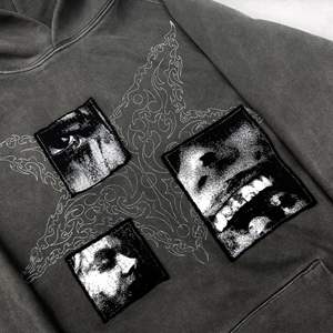 Sudaderas con capucha de gran tamaño de algodón 100% para hombre con logotipo personalizado para imprimir diseño personalizado para invierno - Product Image 3