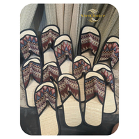 Sandalias Ecológicas Vietchoice Modelo Hilda de Pasto Marino con Forro de Algodón, Personalizables en Punta y Diseño, Alta Calidad para Verano e Invierno