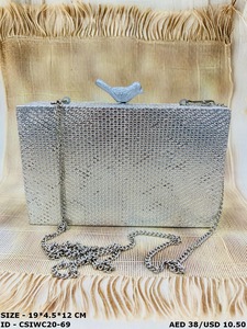 Handcrafted Wooden Evening <b>Clutch</b> for Women Designer <b>Wedding</b> & Party Wear <b>Bag</b> - Product Image 3