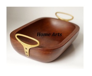 Diseño clásico de madera para servir aperitivos, cuenco para aperitivos, tamaño personalizado, forma redonda, cuenco para chocolates para uso doméstico - Product Image 4