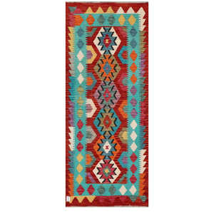 พรมกิลิม ไมมาณา อัฟกานิสถาน ขนาด 198 x 82 ซม. พรมปูพื้นและชุดพรม - Product Image 1