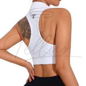 Crop top pour femmes tendance, répondant aux demandes des clients, de haute qualité, formel, écologique, respirant, séchage rapide, en spandex et nylon - Product Image 4