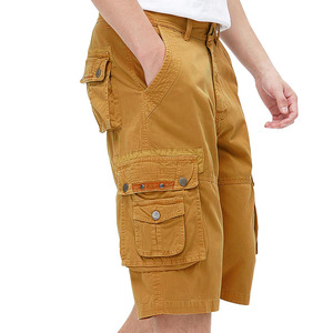Pantalones cortos Cargo de secado rápido para uso diario, pantalones cortos transpirables para exteriores de Color sólido a la moda informal de verano clásico para hombres - Product Image 3