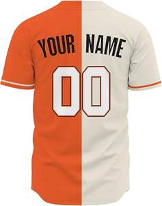 Maillots de baseball 100% polyester de haute qualité les plus populaires pour 2025 broderie personnalisée respirant séchage rapide softball pour hommes - Product Image 5