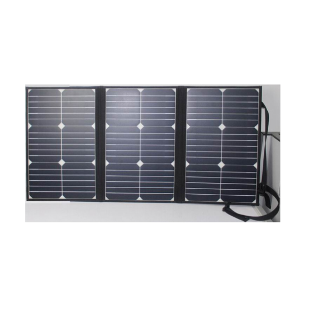 High Efficiency New Design 60W Foldable Solar Panel 60W Portable Folding Solar Panel for RV Camping Outdoor Charging