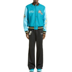 Men's Best Quality Breathable Eco-Friendly Varsity Jacket High Street Style Custom Color <b>Stand</b> Collar for Winter-Wholesale Price - Product Image 5