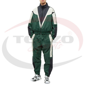 2025 Joggers de entrenamiento ecológicos para hombres hechos a medida, cortavientos de poliéster, chándal de nailon, cortavientos con cremallera, estampado de talla grande - Product Image 1