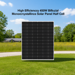 Panel Solar Monocristalino Bifacial de Alta Eficiencia de 450W con Media Celda - Product Image 3