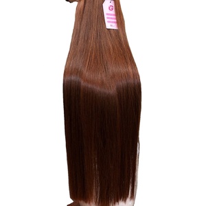 BIGG-máquina de cabello de doble trama, 16 ", # 1B, cutícula de estiramiento súper doble, alineación, extensión de cabello Remy virgen humano 100% Natural - Product Image 2