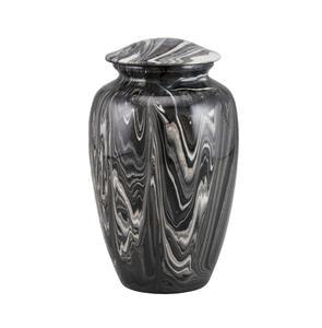 Urnes de crémation commémoratives de vente chaude dessus de dôme d'urne adulte en aluminium avec la conception de travail de feu avec la bonne qualité - Product Image 5