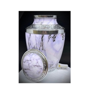 Urnas de Diseño Nuevo y Moderno, Urnas de Cremación para Adultos, Frascos para Cenizas Conmemorativas, Recipiente de Metal para Servicios Funerarios - Product Image 1