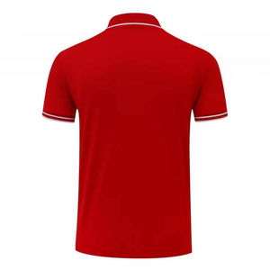 เสื้อเชิ้ตปักลาย พิมพ์ลาย ผ้าถักเรียบ 100% ผ้าฝ้าย แห้งเร็ว ระบายอากาศดี เหมาะสำหรับกีฬากอล์ฟ ชุดยูนิฟอร์มบริษัท ชุดทำงานผู้ชาย รับผลิตแบบ OEM - Product Image 3