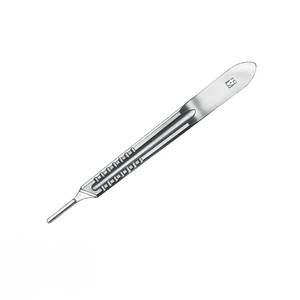 Mango de bisturí no 4 Mango de bisturí OEM No. 4 Herramienta quirúrgica de alta precisión para instrumentos quirúrgicos de uso médico y veterinario - Product Image 1